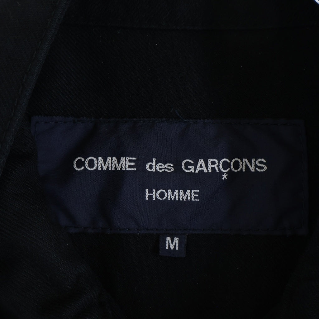 COMME des GARCONS HOMME(コムデギャルソンオム) 04AW 田中オム マルチポケット ジップアップ ハンティングフィールドジャケット ブラック AD2004 HN-C020