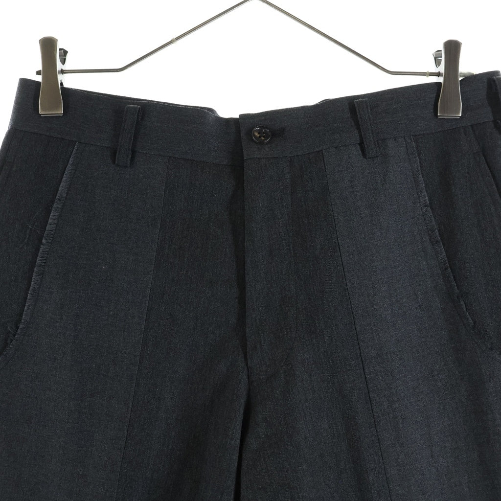 COMME des GARCONS HOMME(コムデギャルソンオム) 01SSS 田中オム ジップアップ スラックスパンツ グレー AD2000 HP-10005M