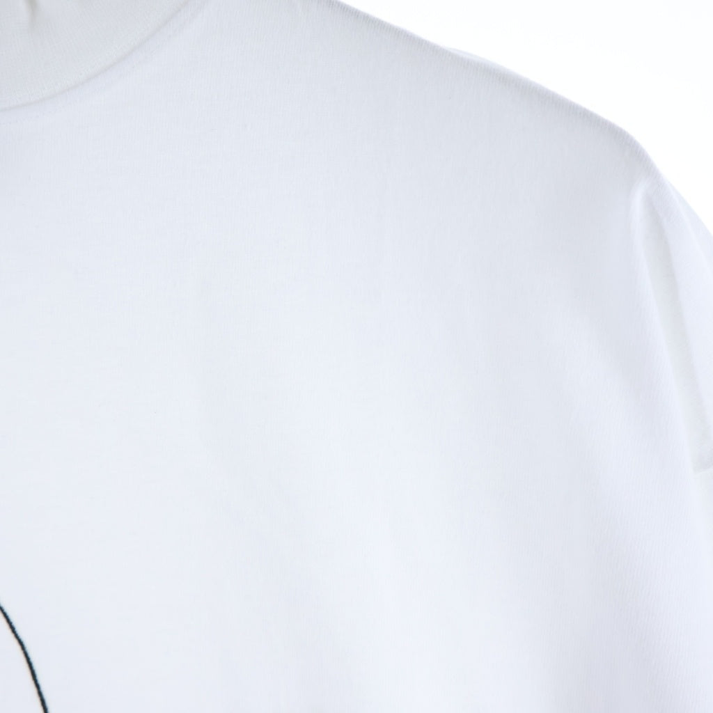 BALENCIAGA(バレンシアガ) ADIDAS Over Size Tee × アディダス フロント ロゴ刺繍 オーバーサイズ 半袖Tシャツ カットソー ホワイト 723976 TNVN8 9040