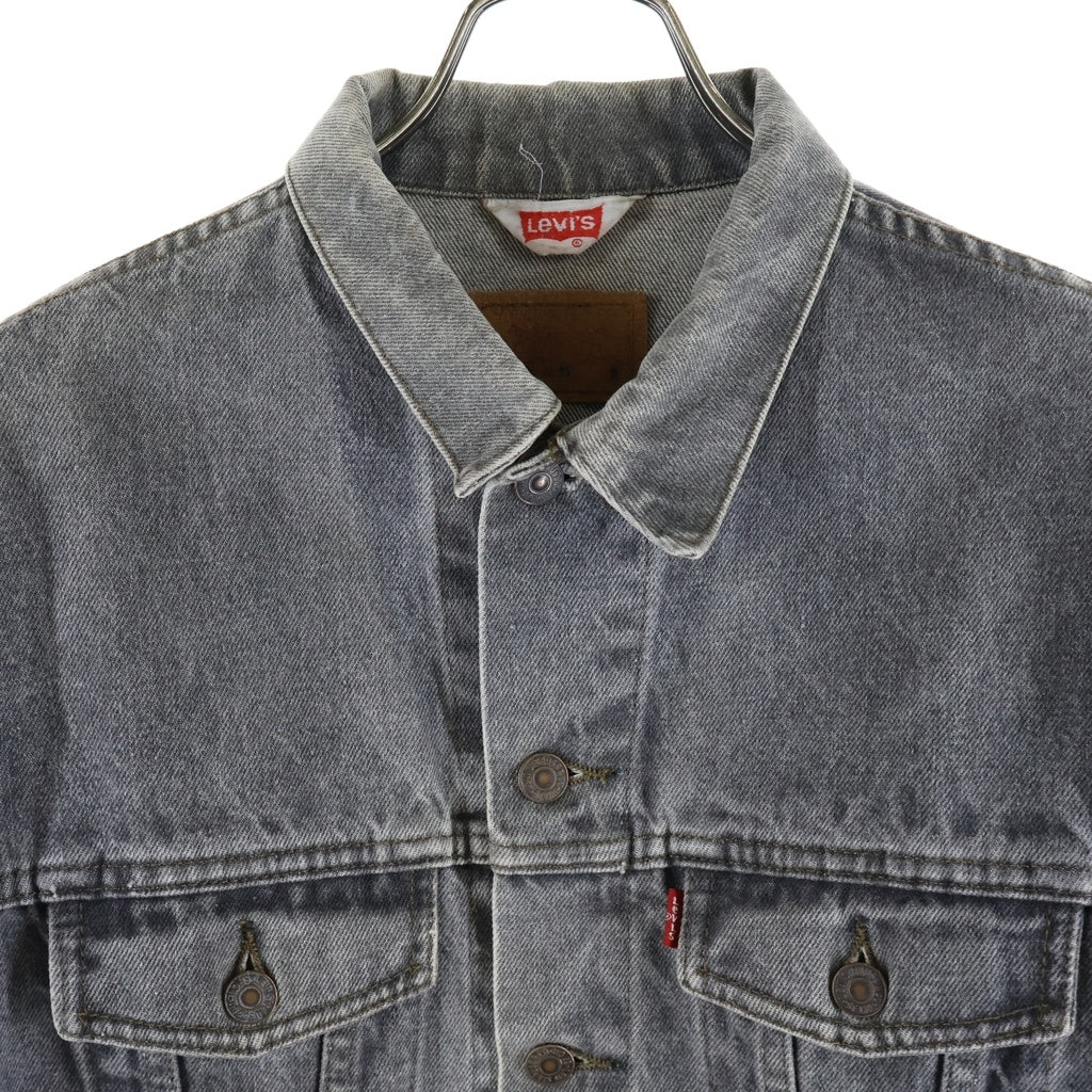 Levi's(リーバイス) VINTAGE 80s DENIM TRUCKER JACKET ボタン裏刻印無し デニムトラッカージャケット ブラック 70506 02 59 U44