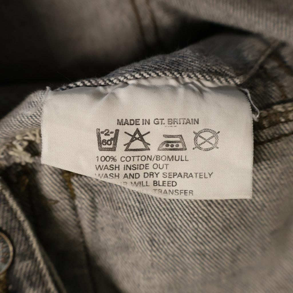 Levi's(リーバイス) VINTAGE 80s DENIM TRUCKER JACKET ボタン裏刻印無し デニムトラッカージャケット ブラック 70506 02 59 U44