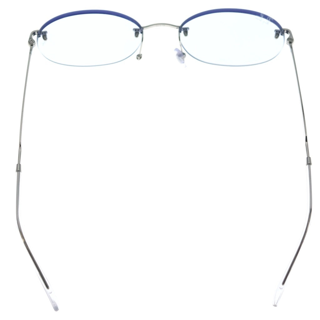 Ray Ban(レイバン) オーバル サングラス アイウェア メガネ 眼鏡 シルバー/ライトブルー RB3767