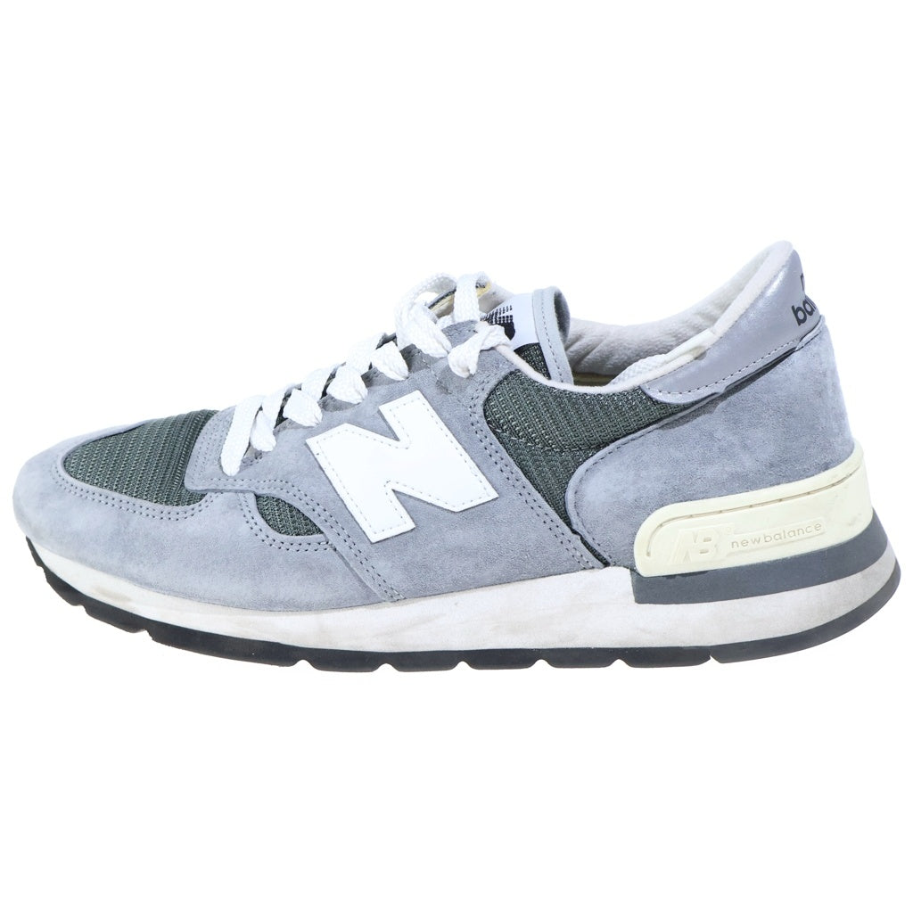 New Balance(ニューバランス) メッシュ ローカットスニーカー シューズ グレー/カーキ M990GR1