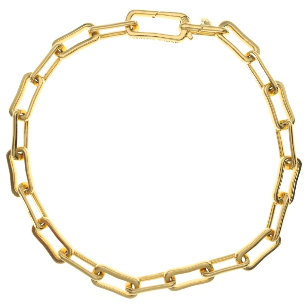 NO BRAND(ノーブランド) MONICA VINADER (モニカ ヴィナダー) Alta Slim Chain Bracelet チェーンブレスレット ゴールド レディース