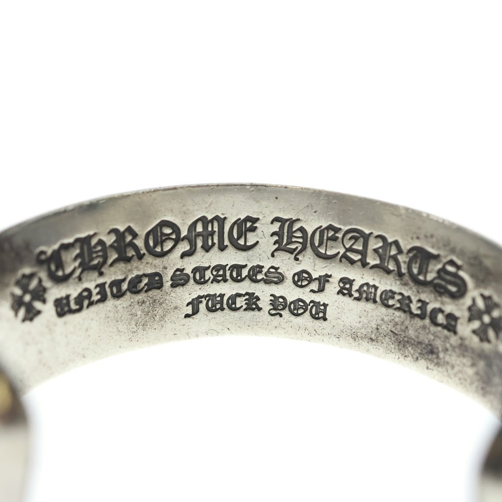 CHROME HEARTS(クロムハーツ) CH SCROLL LABEL スクロールラベルカフ ブレスレット バングル シルバー