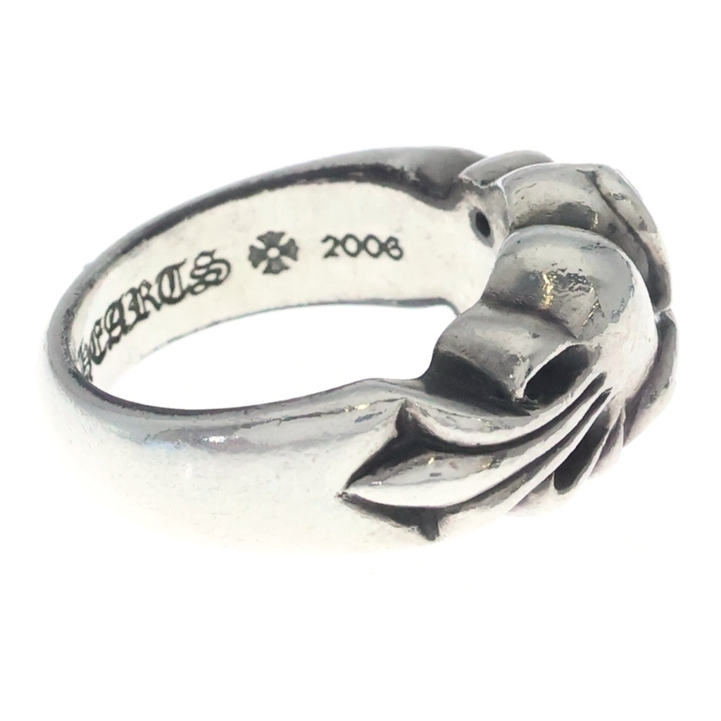 CHROME HEARTS(クロムハーツ) FLRL CRS HRT フローラルハートリング シルバー