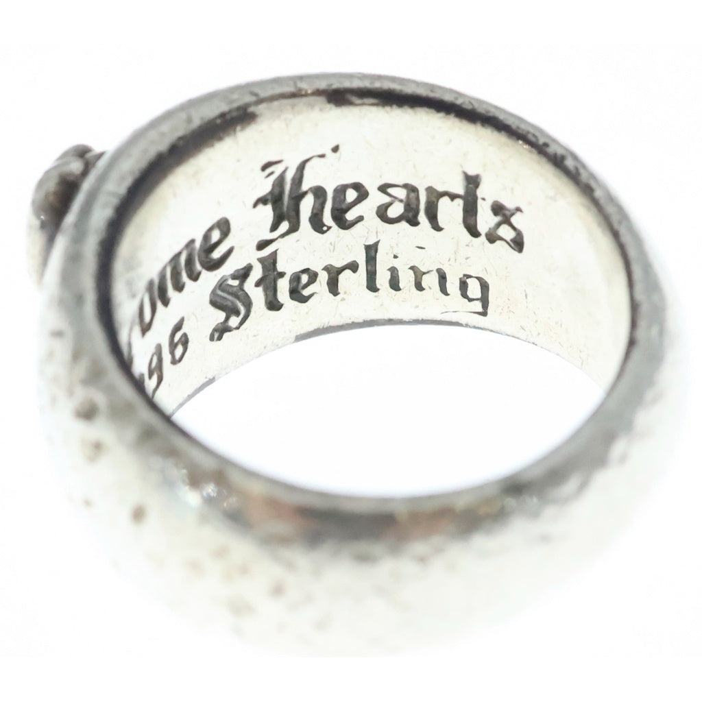 CHROME HEARTS(クロムハーツ) HEART IN BAND ハートインバンドリング シルバー