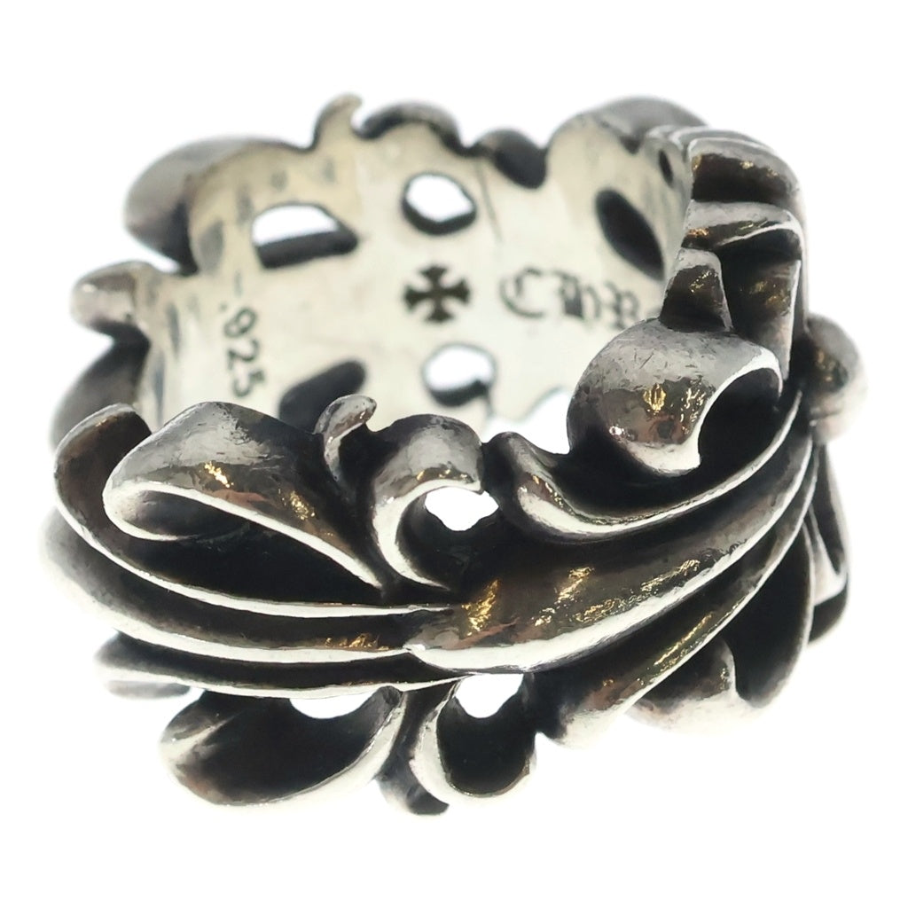 CHROME HEARTS(クロムハーツ) DBL FLRL CRS ダブルフローラルクロス リング シルバー BCA390