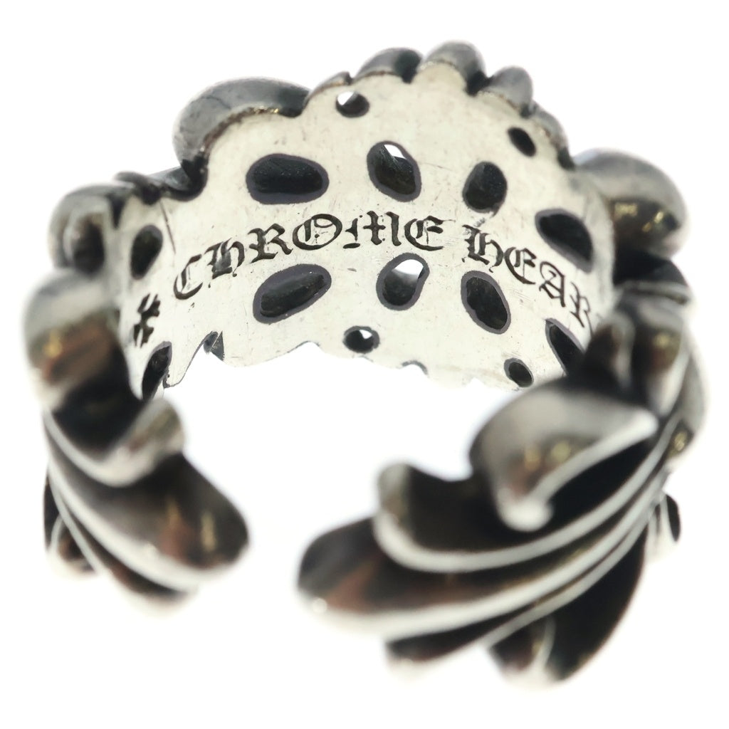 CHROME HEARTS(クロムハーツ) DBL FLRL CRS ダブルフローラルクロス リング シルバー BCA390