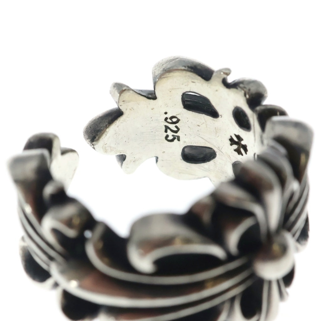 CHROME HEARTS(クロムハーツ) DBL FLRL CRS ダブルフローラルクロス リング シルバー BCA390
