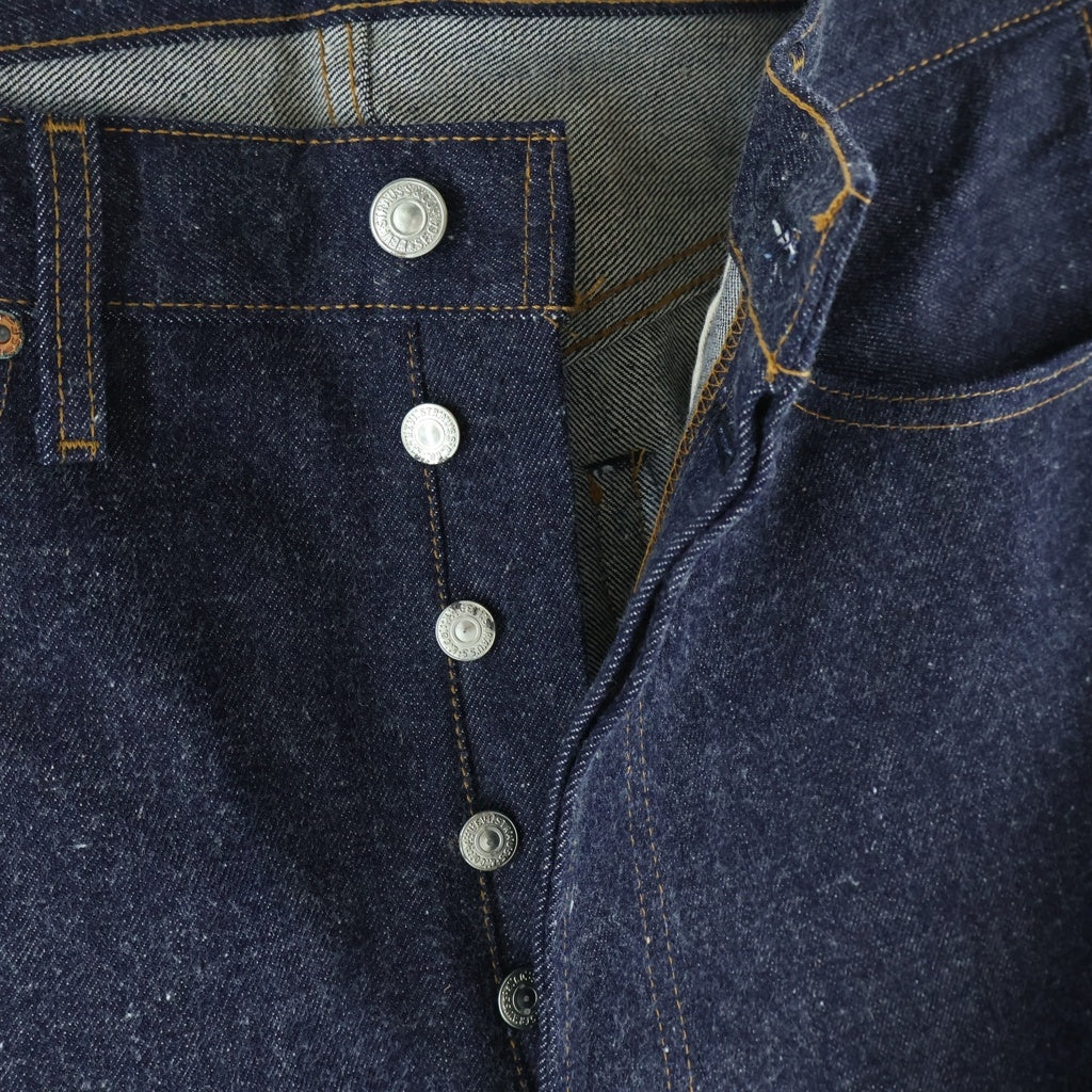 Levi's(リーバイス) 90S VINTAGE 501-XXOR 60'S BIG E MODEL 復刻 バレンシア工場 USA製 ボタン裏555 DEAD STOCK ヴィンテージ デッドストック ボタンフライ デニムパンツ インディゴ