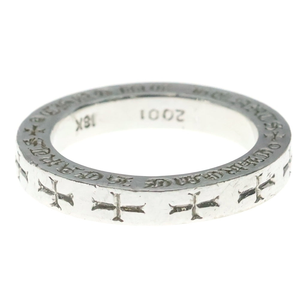 CHROME HEARTS(クロムハーツ) 18KWG 3mm SPACER FUCK YOU スペーサーファックユーリング ホワイトゴールド
