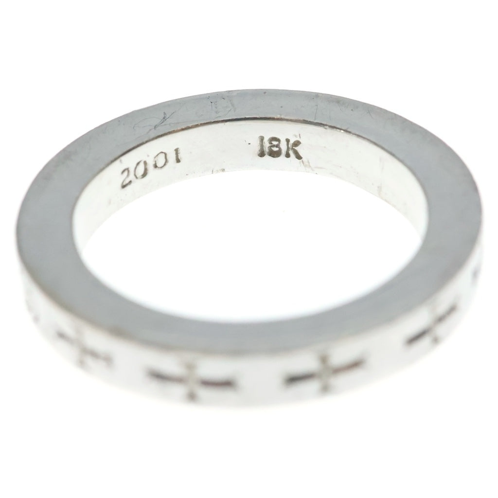CHROME HEARTS(クロムハーツ) 18KWG 3mm SPACER FUCK YOU スペーサーファックユーリング ホワイトゴールド