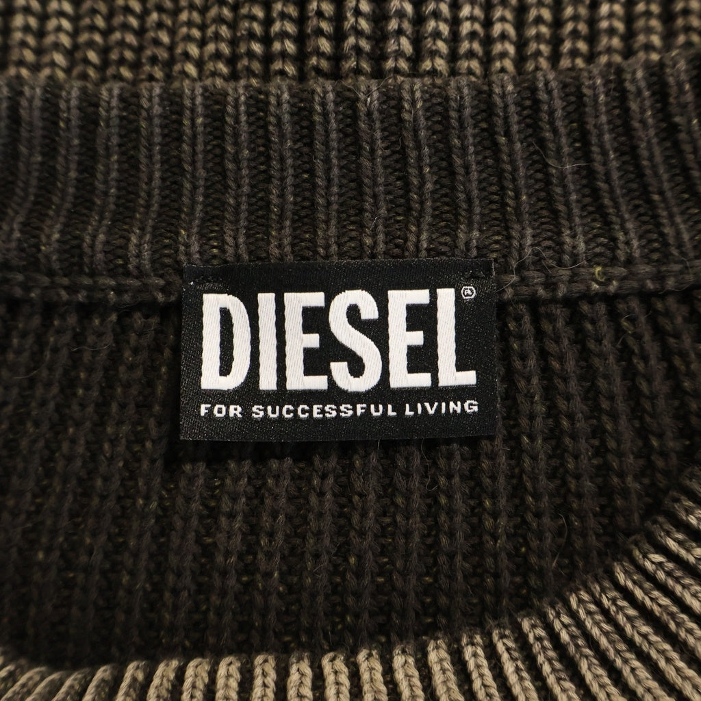 DIESEL(ディーゼル) K-ELESTO KNITWEAR クルーネックニット セーター ブラック A09483