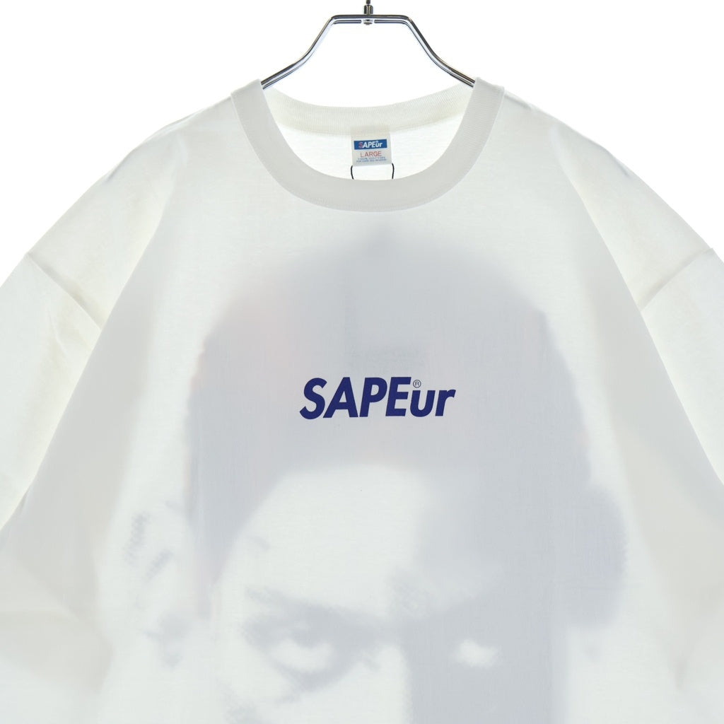 SAPEur(サプール) INDEPENDENCE DAY HEAD TEE インデペンデンス デイ ヘッド プリント 半袖Tシャツ カットソー ホワイト A0026-217