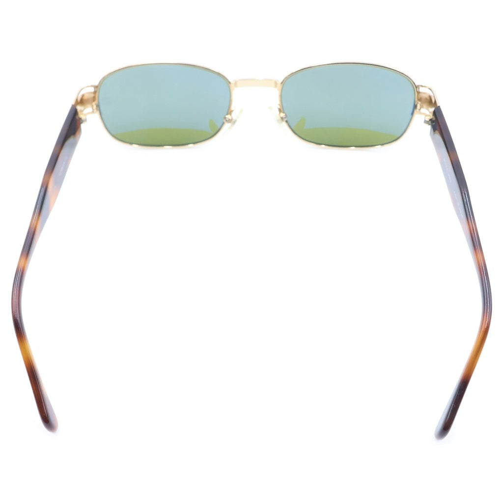 NO BRAND(ノーブランド) SENNA(セナ) SQUARE SUNGLASSES スクエアフレーム カラーサングラス アイウェア 眼鏡 ブラウン/ゴールド 2060