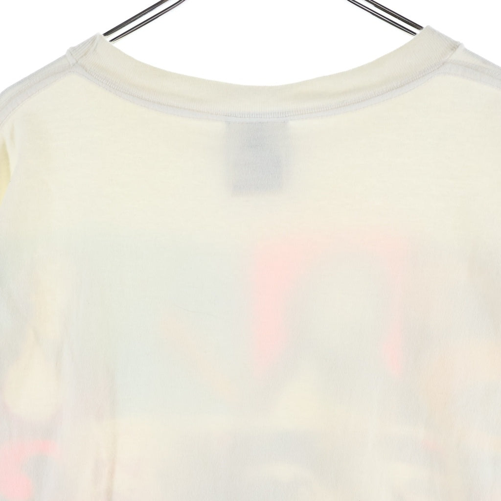 SAINT MICHAEL(セントマイケル) SW SS TEE / VEGES SM-YS8-0000-C15 フロント プリントクルーネック半袖Tシャツ カットソー ホワイト