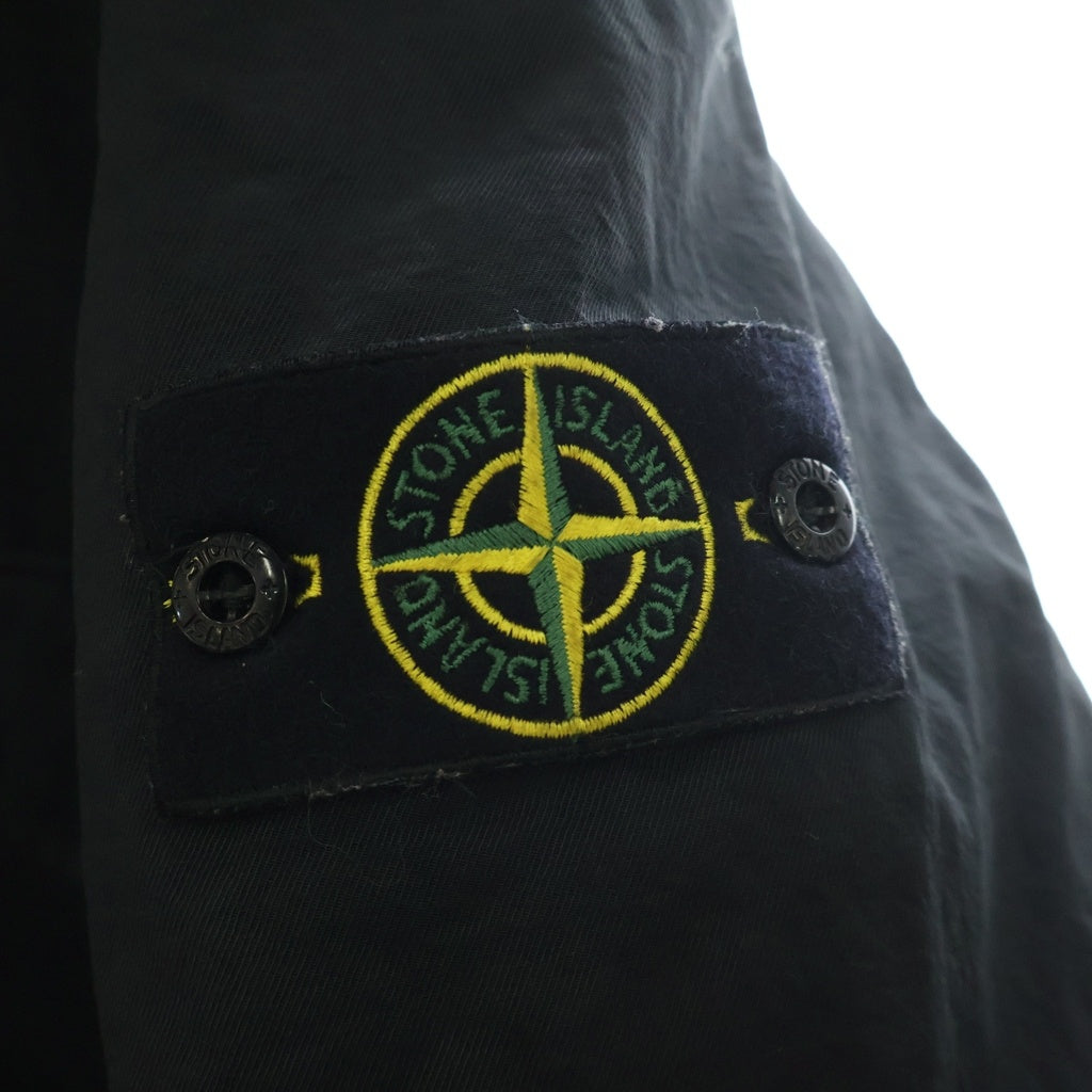 STONE ISLAND(ストーンアイランド) 22AW TWILL DOWN JACKET ツイル フーディー ダウンジャケット ショルダーワッペン ブラック 771541421