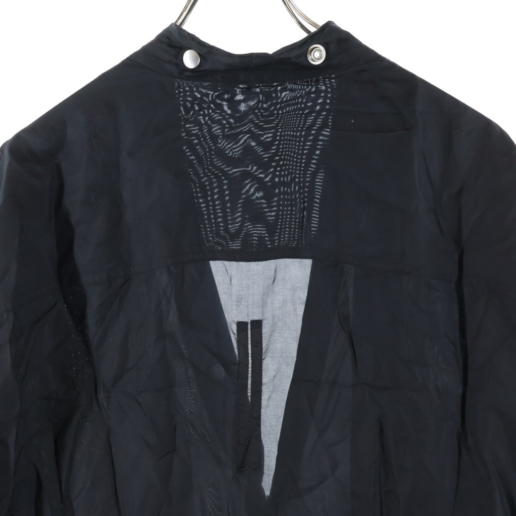Rick Owens(リックオウエンス) 22SS オーバーサイズ ショートスリーブ 半袖シャツ ブラック RR01B1294-JX