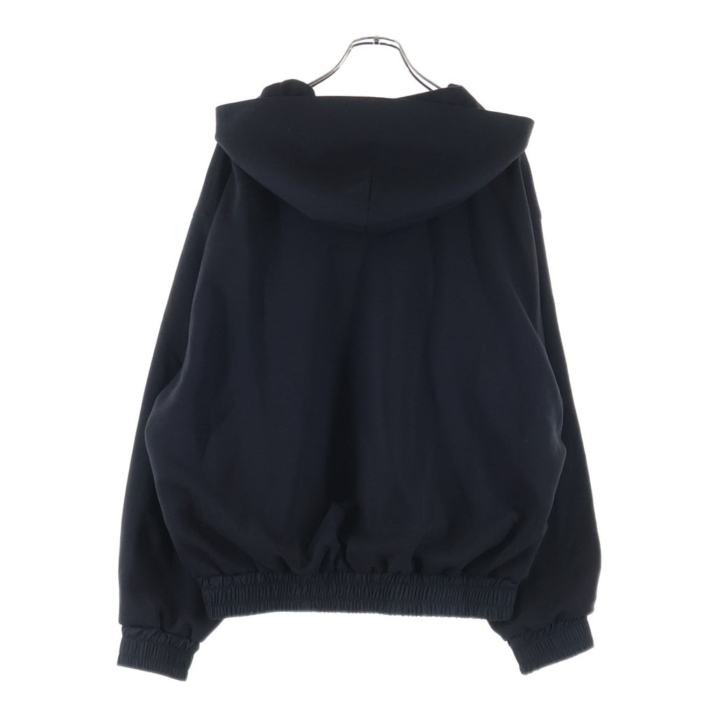 AMIRI(アミリ) MA Logo Zip Up Hoodie フロントロゴ フーディー ジップアップパーカー ブラック AMOUJA1008