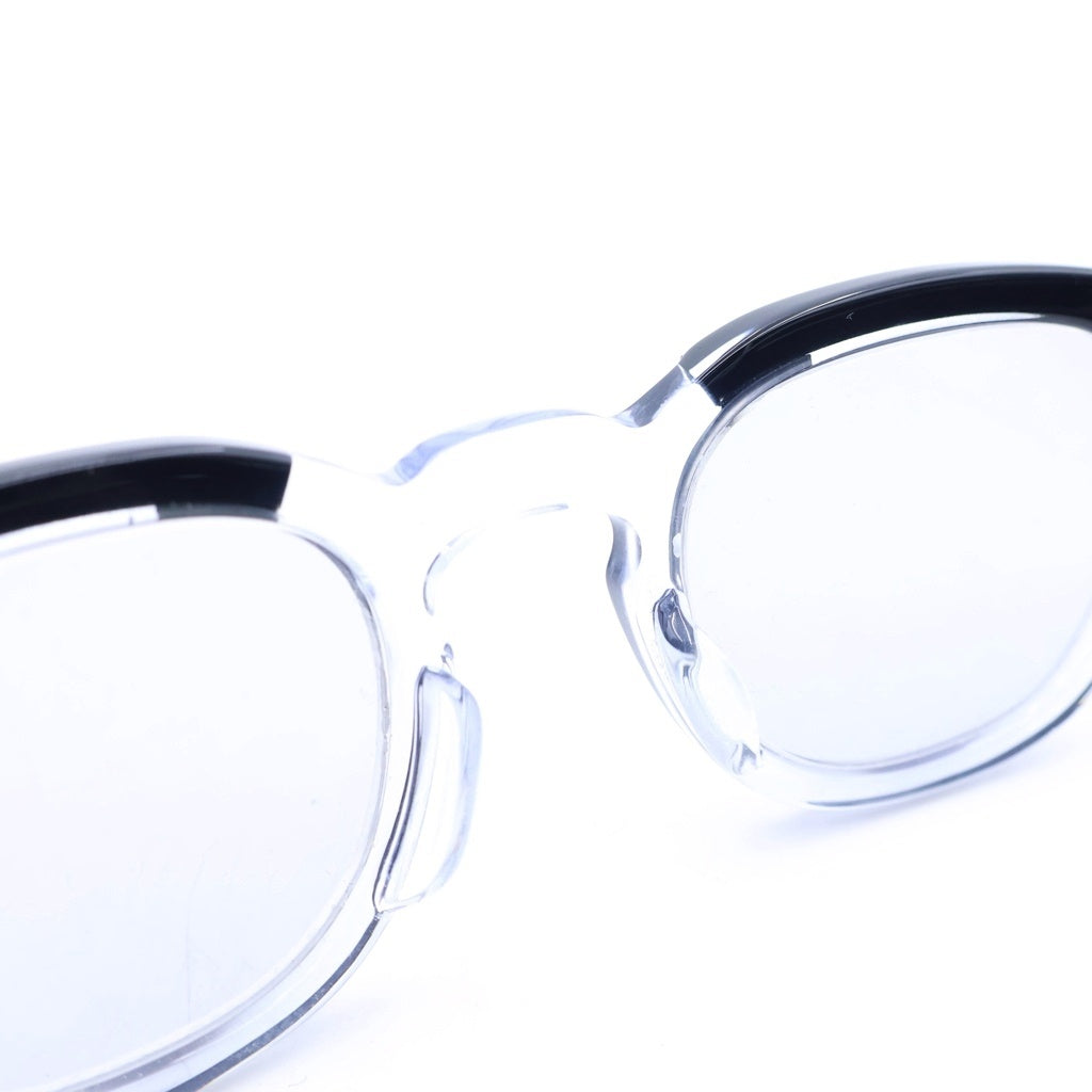 Tart Optical(タートオプティカル) TART OPTICAL ARNEL タート オプティカル アーネル ブラックフレーム クリアレンズ 度入りサングラス アイウェア ブラック/クリア JD-004-006