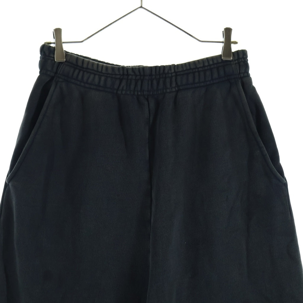 entire studios(エンタイア スタジオ) FULL SWEATPANT ウォッシュド加工 スウェットパンツ ブラック UNU-25-3014