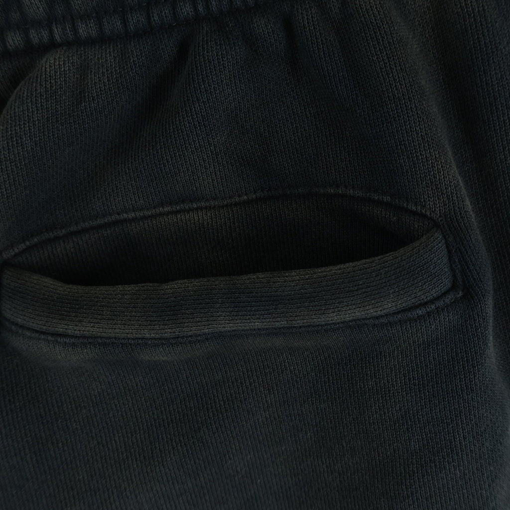 entire studios(エンタイア スタジオ) FULL SWEATPANT ウォッシュド加工 スウェットパンツ ブラック UNU-25-3014