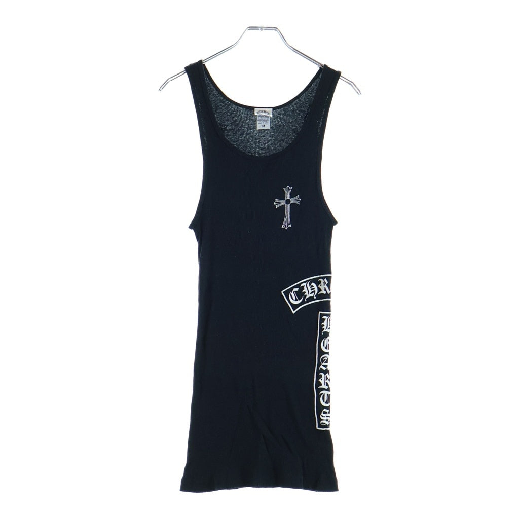 CHROME HEARTS(クロムハーツ) OLD T-BAR LOGO TANK TOP オールド Tバー プリントタンクトップ ブラック