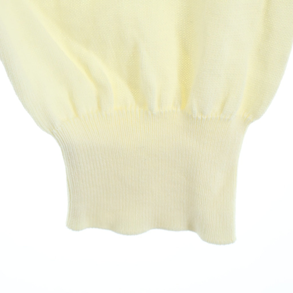 Maison Margiela(メゾンマルジェラ) 18SS エルボーパッチ クルーネック ニットセーター アイボリー S30HB0004 S16312