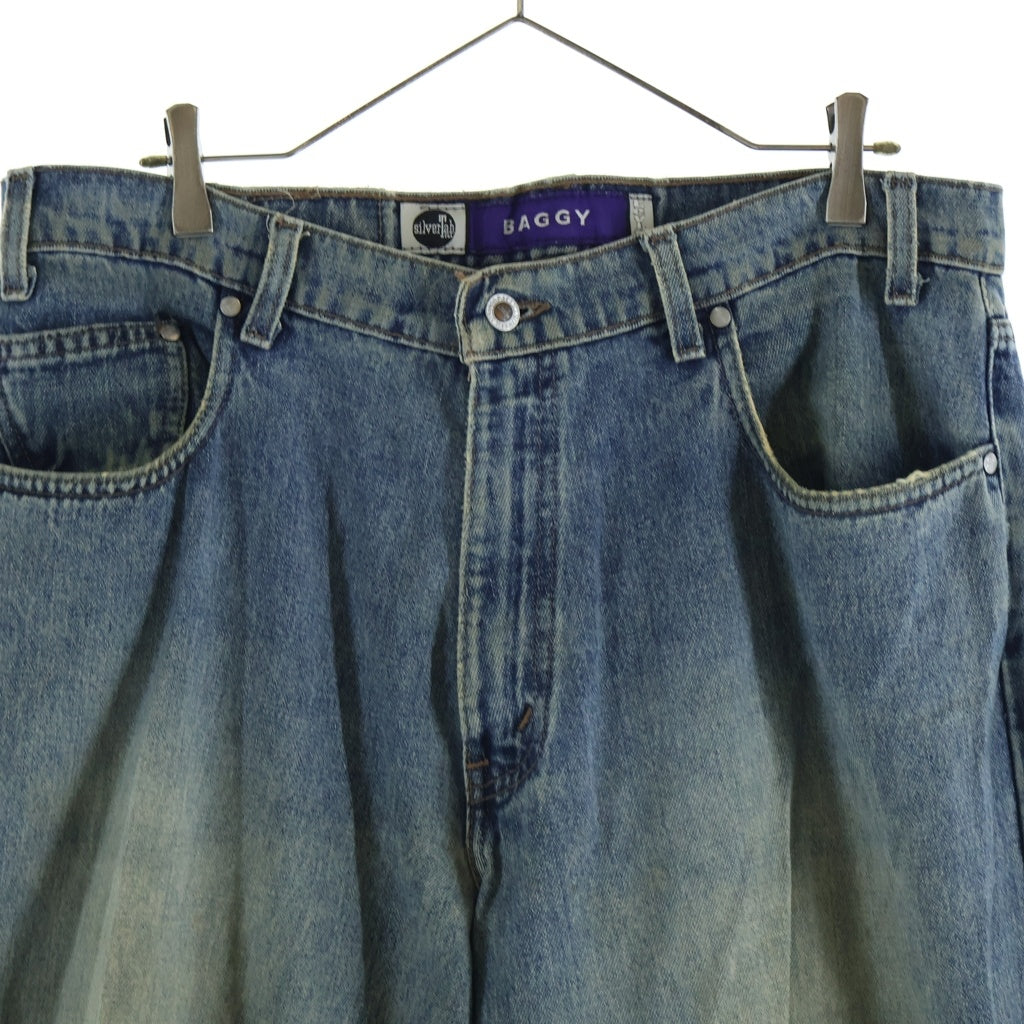 Levi's(リーバイス) 90S VINTAGE シルバータブ ボタン裏刻印549 ジップアップ バギーデニムパンツ インディゴ