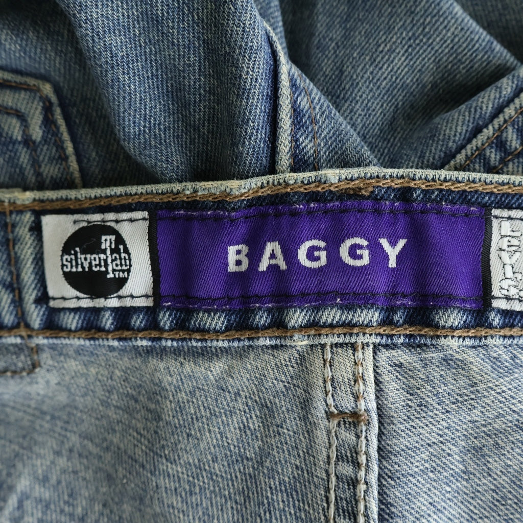 Levi's(リーバイス) 90S VINTAGE シルバータブ ボタン裏刻印549 ジップアップ バギーデニムパンツ インディゴ