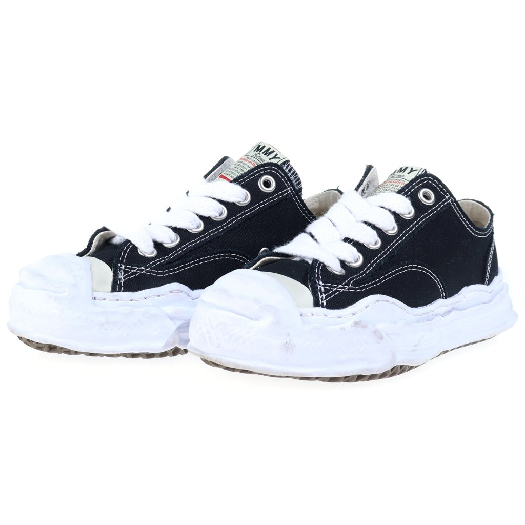 MAISON MIHARAYASUHIRO(メゾンミハラヤスヒロ) HANK ハンク オリジナルソール キャンバス ローカットスニーカー シューズ ブラック A05FW702 レディース