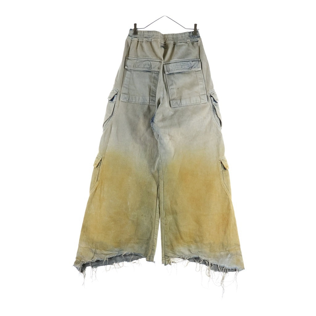 DRKSHDW(ダークシャドウ) 24SS Double Cargo Jumbo Belas Sky/Orange Degrade カーゴパンツ DU01D1398-DKYDFR DU01D1398