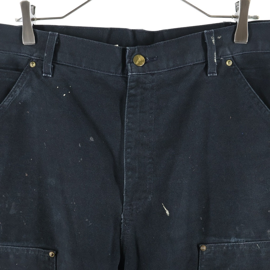 CARHARTT(カーハート) 00S B01 Firm Duck Double-Front Dungaree ダブルニー ダック ペインターパンツ ブラック B1388BLK