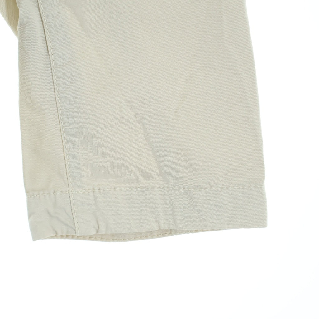 STONE ISLAND(ストーンアイランド) ロゴワッペン付き ジップアップ コットンジャケット アイボリー 791511010