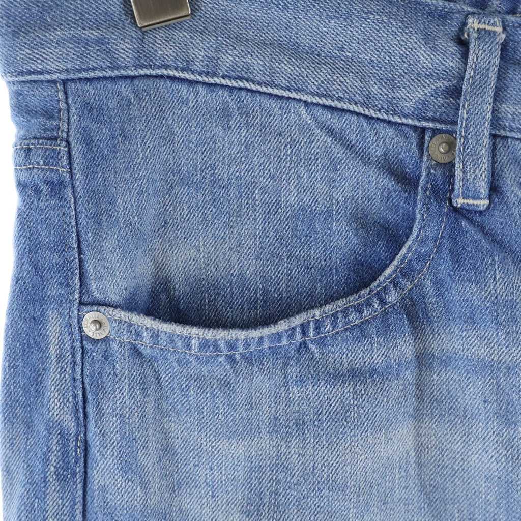 AURALEE(オーラリー) 25SS SELVEDGE FADED LIGHT DENIM PANTS セルビッジ フェード ライト デニムパンツ ブルー A25SP02DE