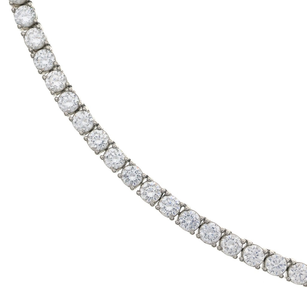 AVALANCH(アバランチ) TENNIS CHAIN NECKLESS テニスチェーン ジルコニア ネックレス シルバー AHNL-D001-4MM レディース