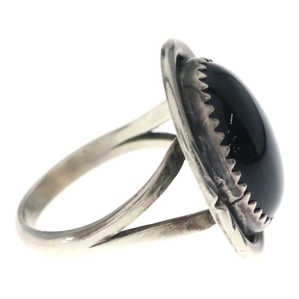 INDIAN JEWELRY(インディアンジュエリー) RUNNING BEAR ブラックストーン リング シルバー レディース