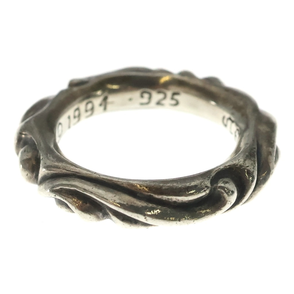 CHROME HEARTS(クロムハーツ) SCRL BAND スクロールバンド リング シルバー BCA351