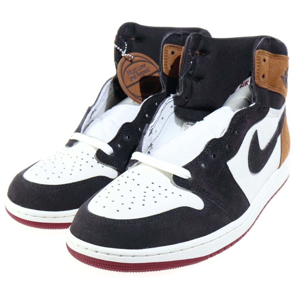 NIKE(ナイキ) AIR JORDAN 1 HIGH OG Love Letter エアジョーダンワン ラブレター ハイカットスニーカー ブラウン/ホワイト US12/30.0cm DZ5485-201