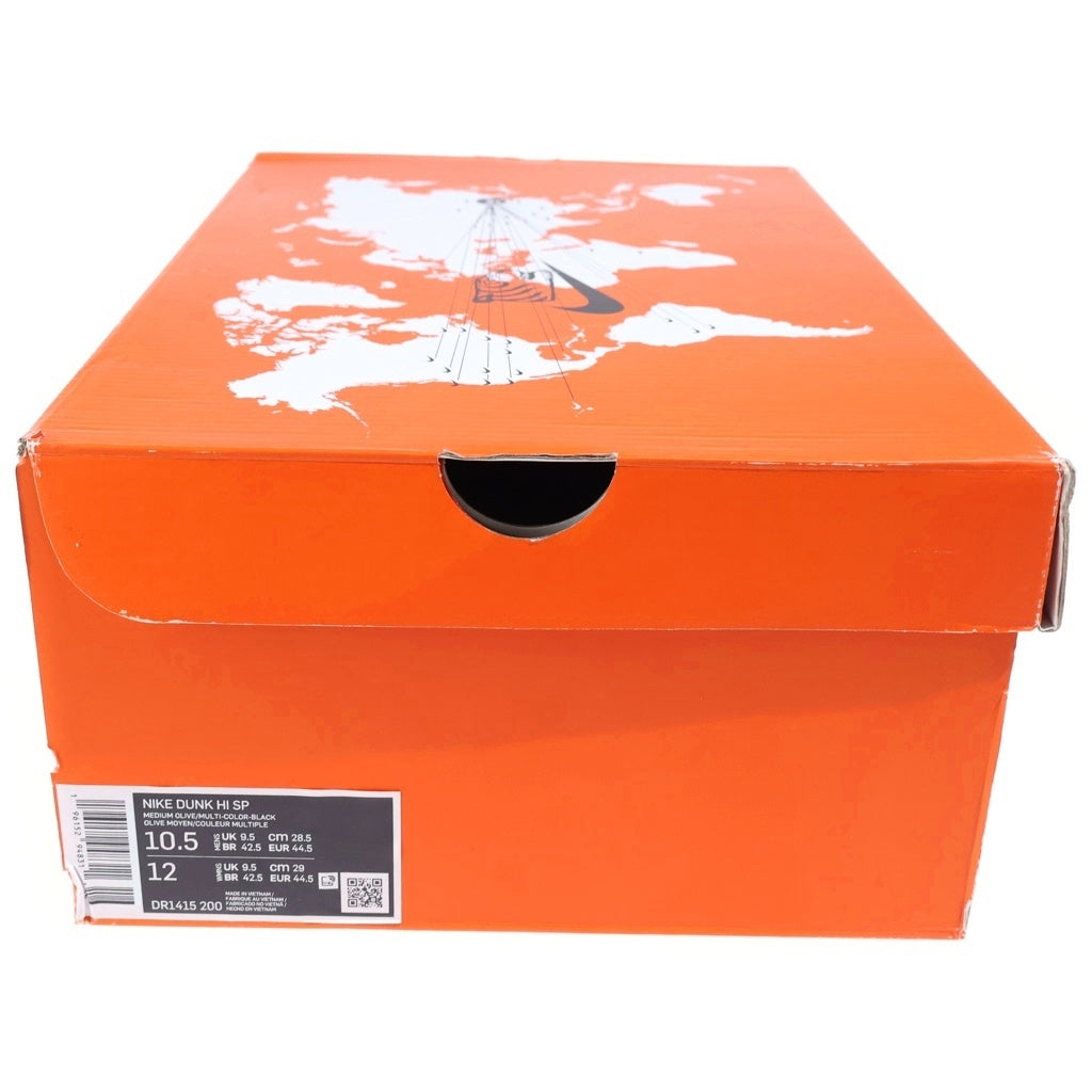 NIKE(ナイキ) ×SoulGoods DUNK HIGH 90s ソウルグッズ ダンク ハイカットスニーカー カーキ US10.5/28.5cm DR1415-200