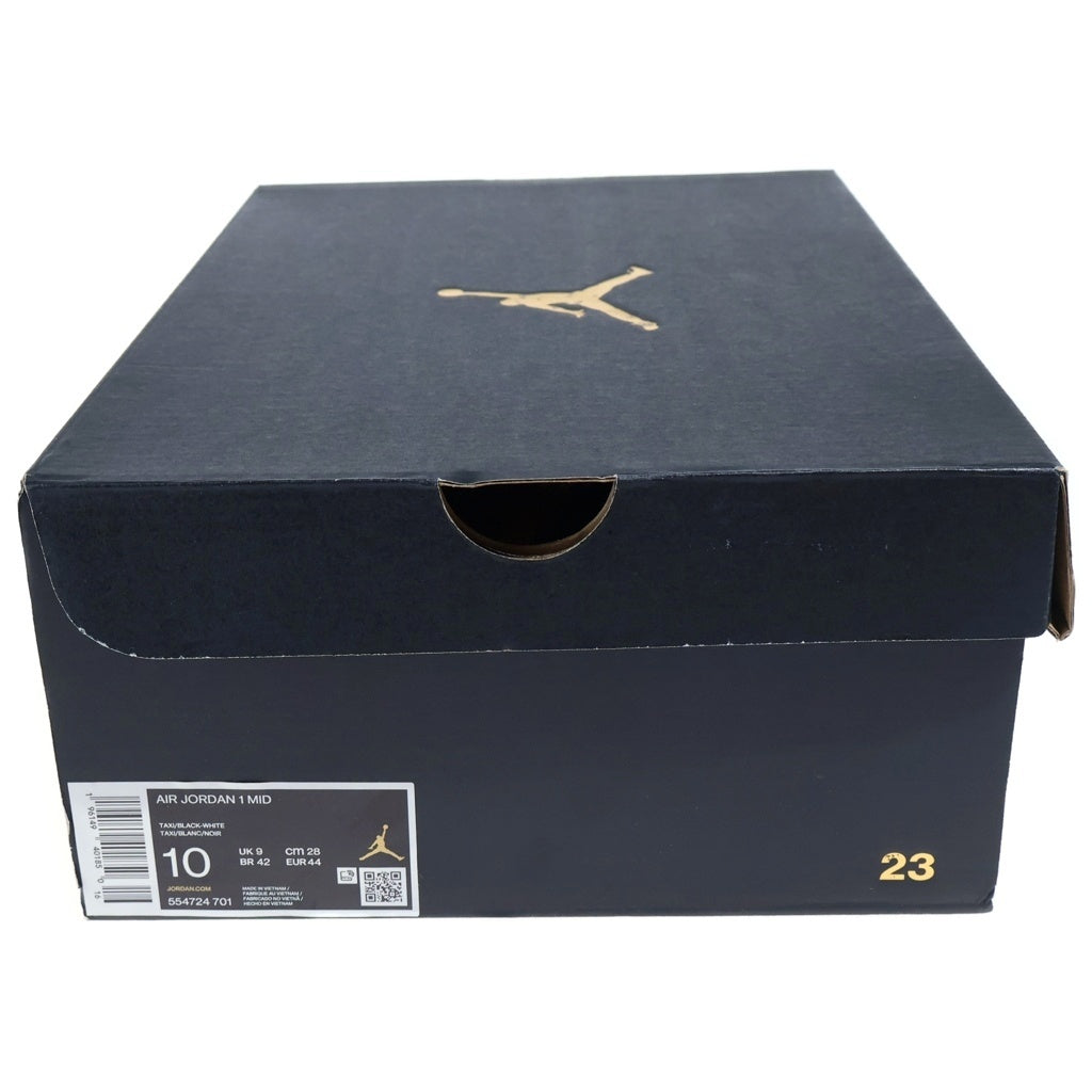 NIKE(ナイキ) AIR JORDAN 1 MID TAXI エアジョーダン1 タクシー ミッドカットスニーカー イエロー US10/28cm 554724 701