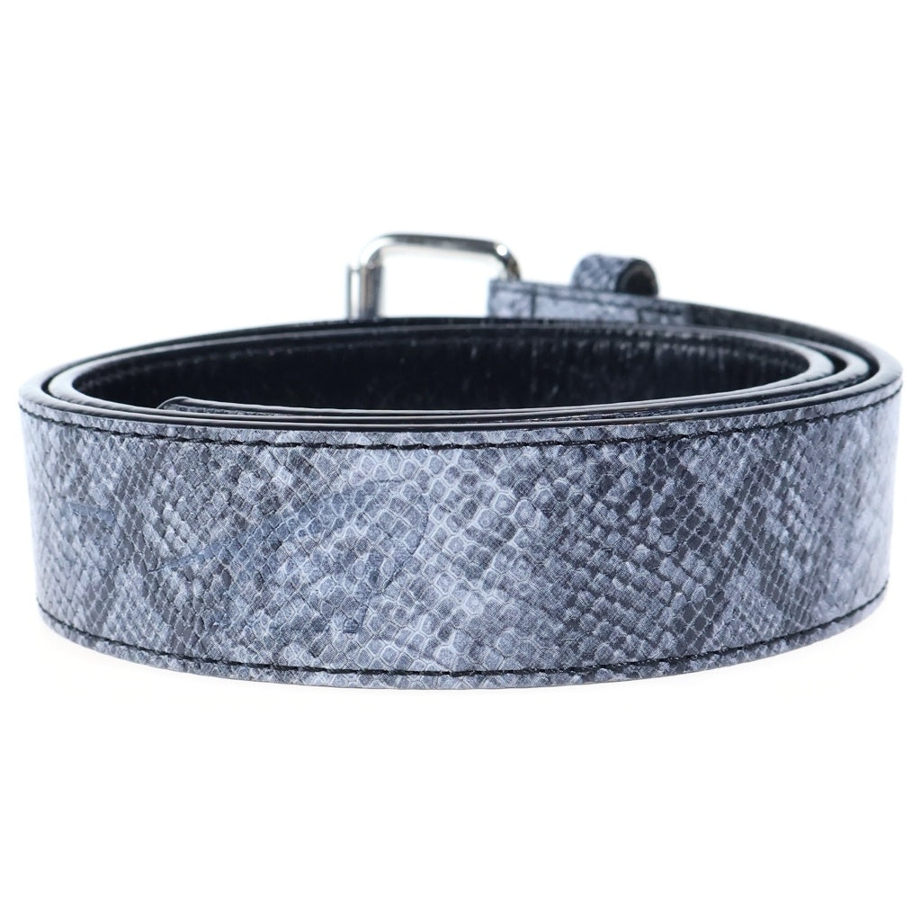 SUPREME(シュプリーム) 21SS ×NIKE Snakeskin Belt ナイキ スネークスキン レザーベルト グレー