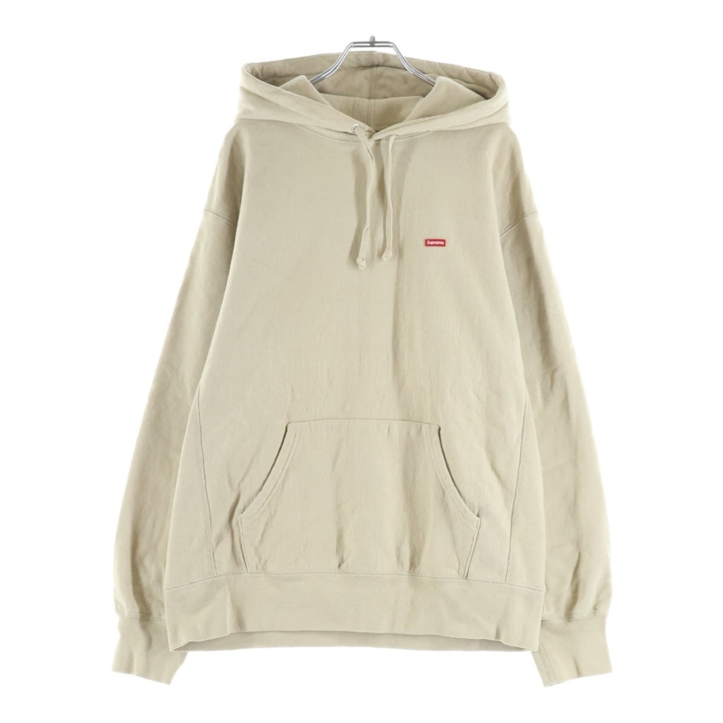 SUPREME(シュプリーム) 21SS Small Box Hooded Sweatshirt スモールボックスロゴ プルオーバースウェットパーカー フーディ ベージュ