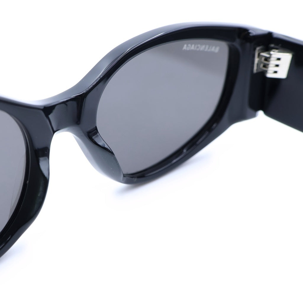 BALENCIAGA(バレンシアガ) Asian Fit 001 アジアンフィット オーバル サングラス ブラック BB0258S