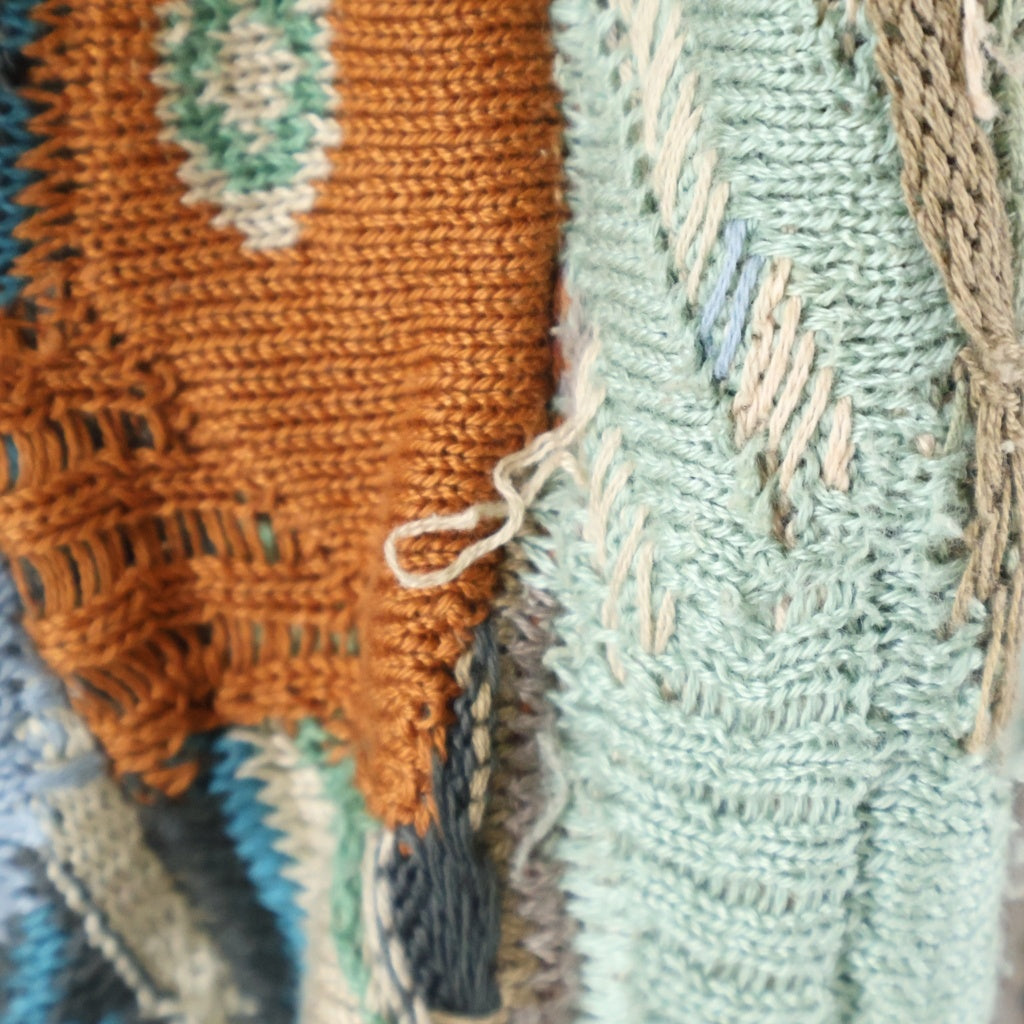 COOGI(クージー) 3D Knit 3Dニット コットン クルーネック ニット セーター マルチ