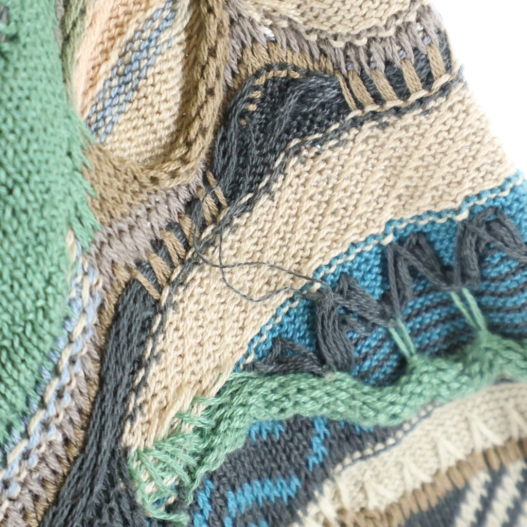 COOGI(クージー) 3D Knit 3Dニット コットン クルーネック ニット セーター マルチ