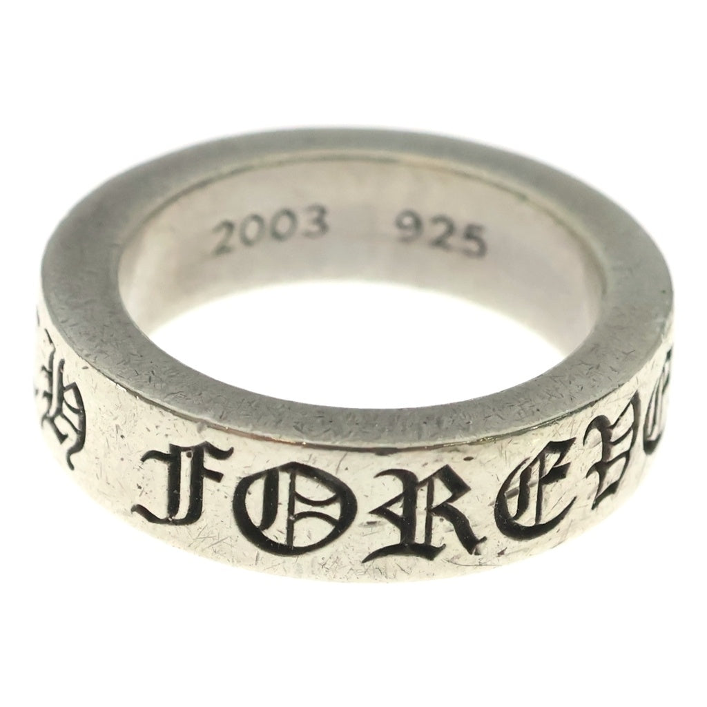 CHROME HEARTS(クロムハーツ) 6mm SPACER FOREVER 6mmスペーサーリング フォーエバーシルバーBCA337 BCA337