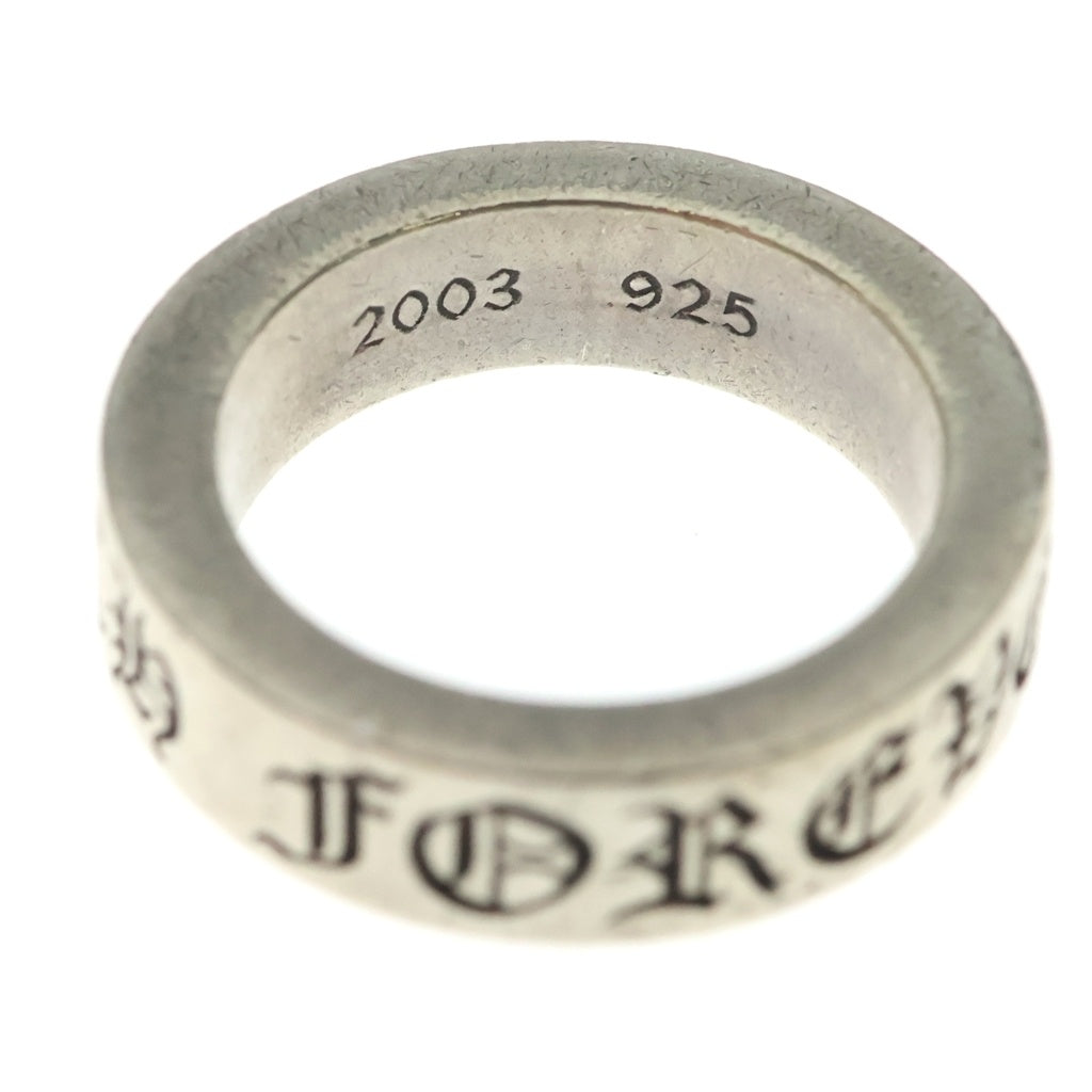 CHROME HEARTS(クロムハーツ) 6mm SPACER FOREVER 6mmスペーサーリング フォーエバーシルバーBCA337 BCA337
