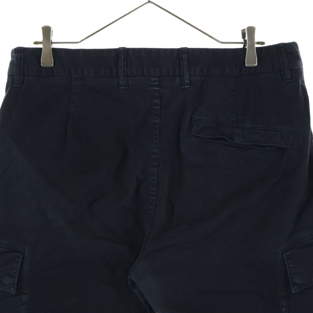STONE ISLAND(ストーンアイランド) MEN STRAIGHT CARGO SHORT L1S15L100018S0004 ストレート カーゴショーツ ブラック 1S15L100018S0004